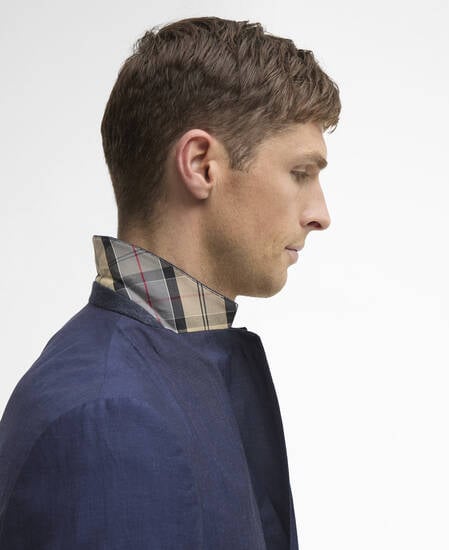 Willowtree Linen Blend Blazer Navy