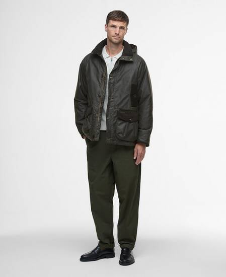Modern Heritage Beaufort Wax Jacket Archive Olive