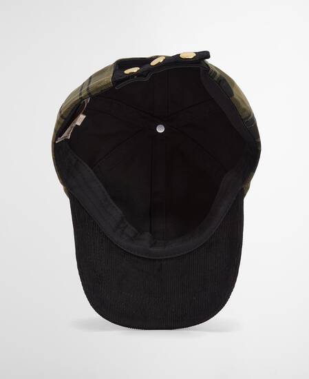 Elaine Tartan Cap Olive Check