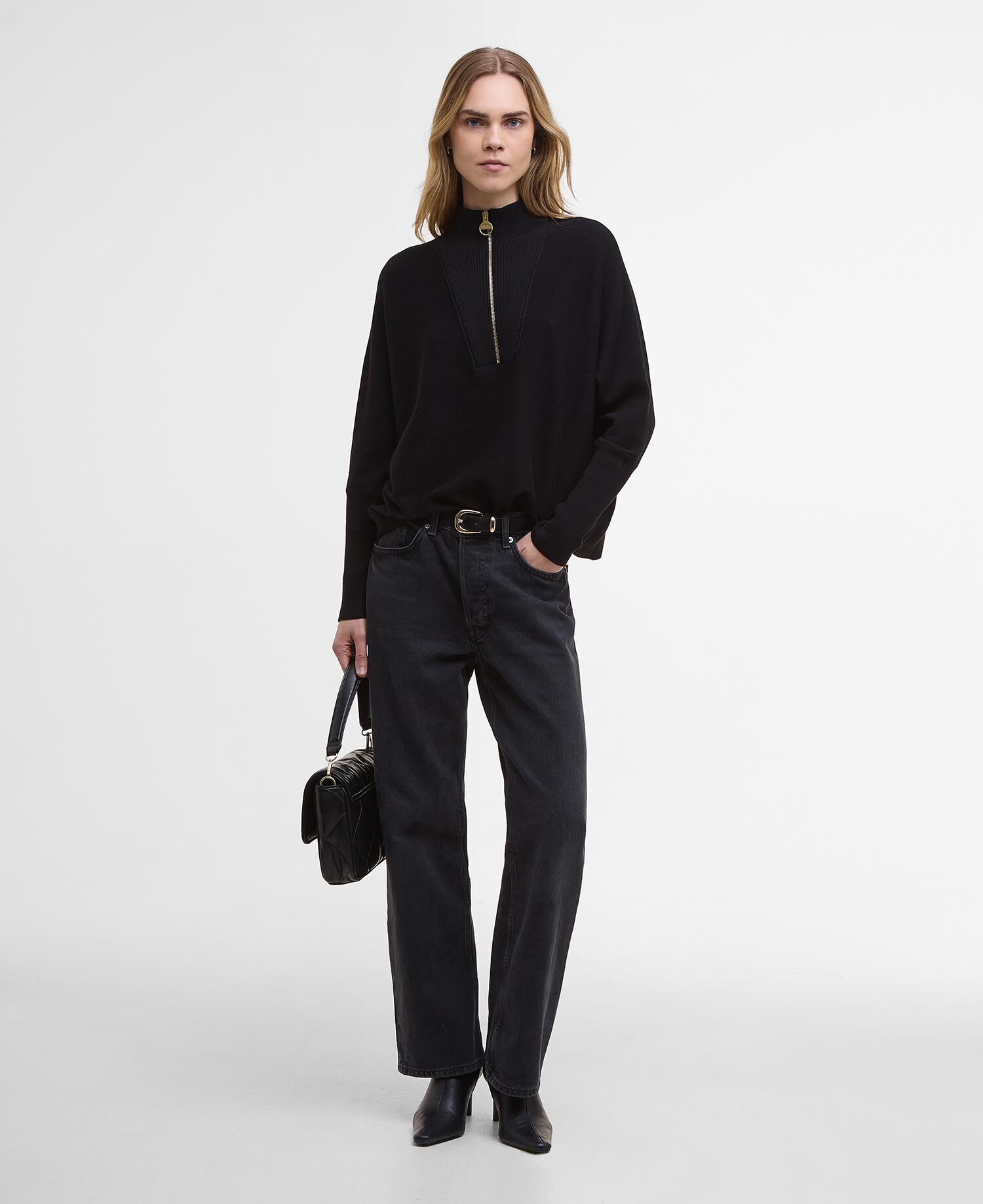 もす　Barbour BIGSPEY Buy Lola Quarter-Zip Jumper for GBP 89.95 | BARBOUR_GB