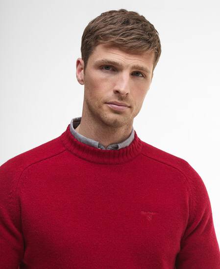 Grangetown Crew Neck Jumper Biking Red