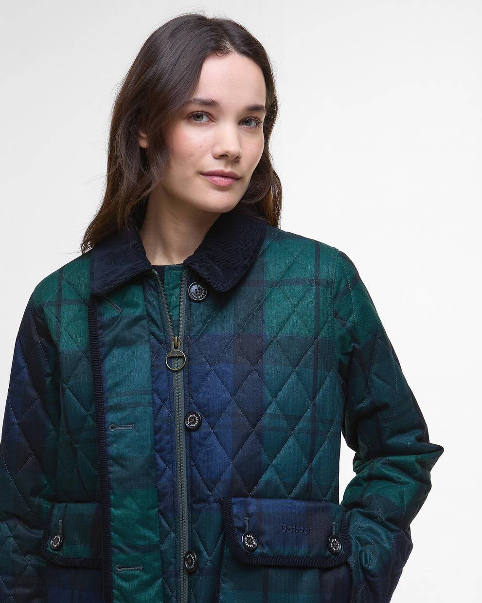 Steppjacke Loudon Tartan