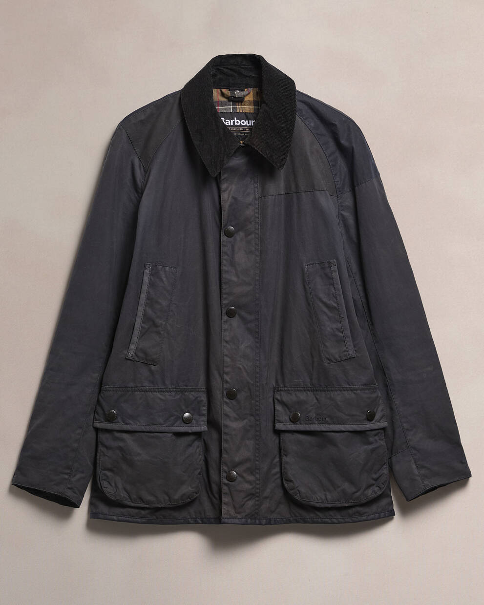 Barbour Re-Loved Men's Ashby Waxed Jacket - Size S