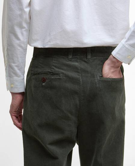 Pantaloni a coste sottili dalla vestibilità comoda Ted Sage