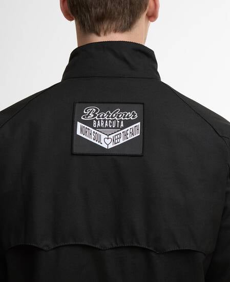 Barbour x Baracuta Badged Porton Wax Jacket Black
