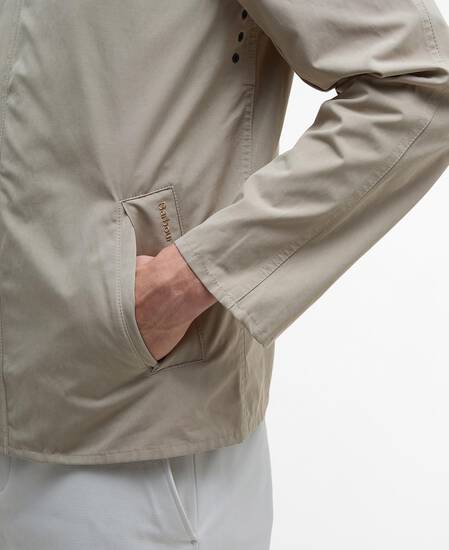 Peached Tracker Casual Jacket Washed Stone