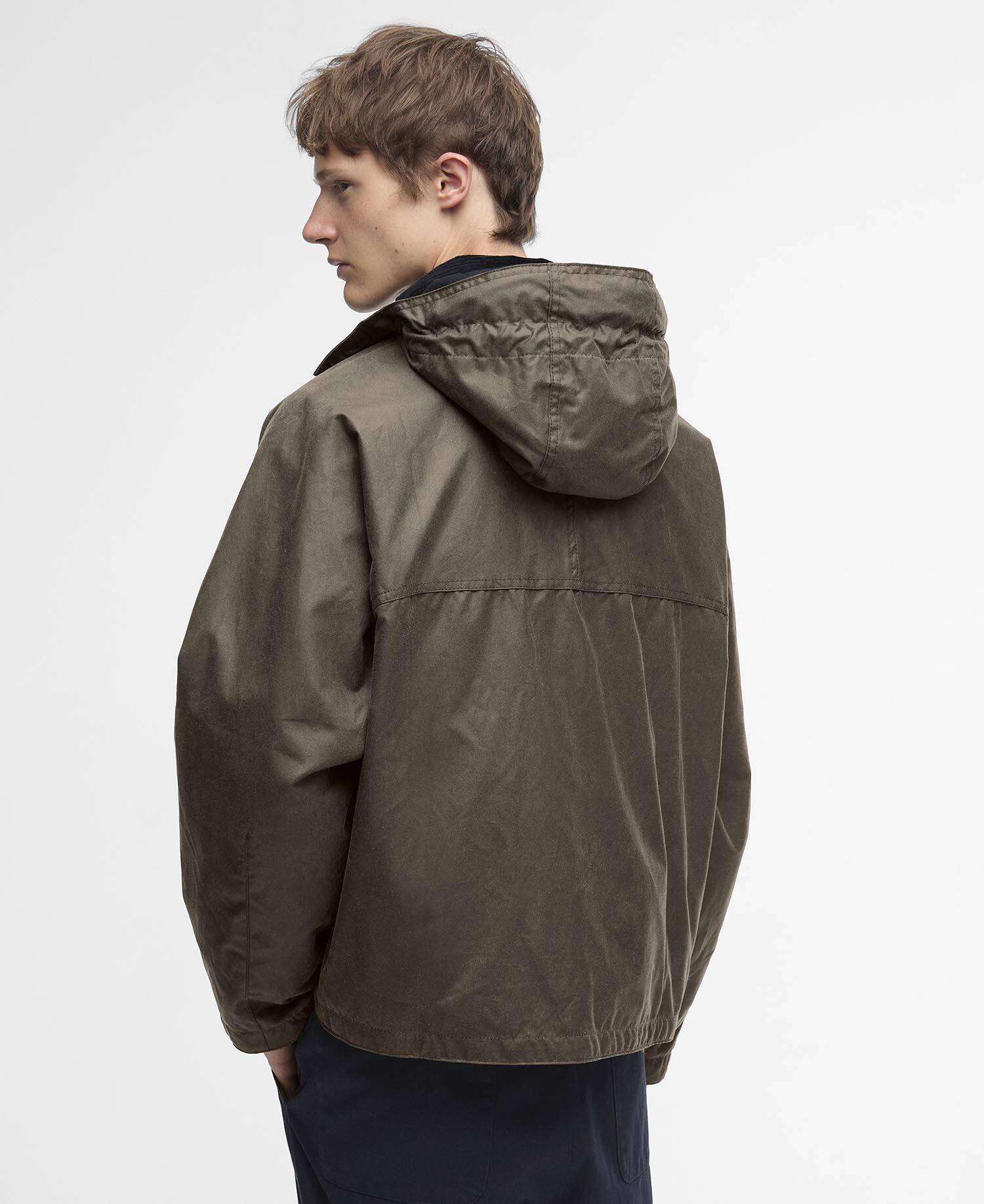 Barbour for Margaret Howell Transport Waxed Jacket Kelp image number 2