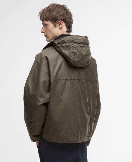 Barbour for Margaret Howell Transport Waxed Jacket Kelp