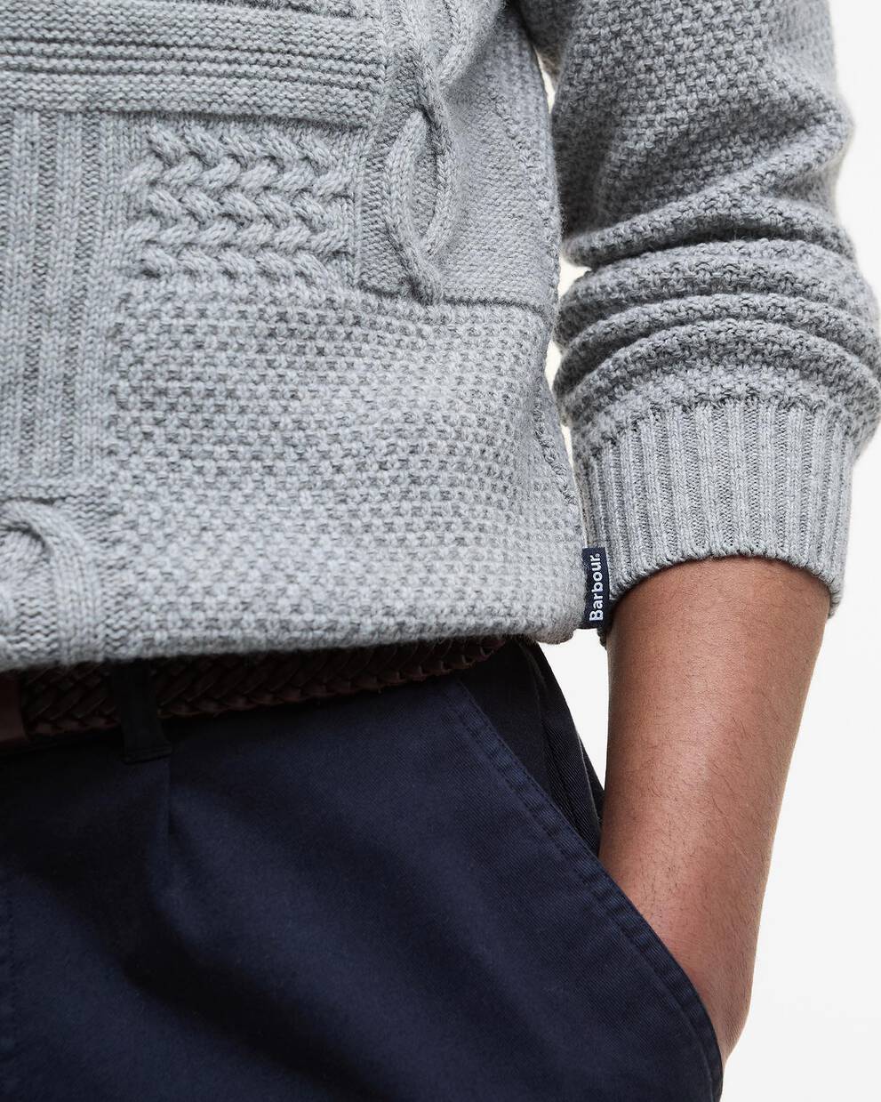 Casey Cable-Knit Crew Neck Jumper