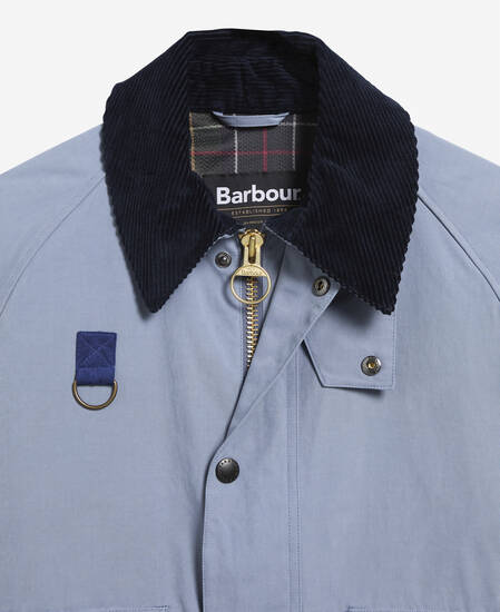 Spey Oversized Casual Jacket Washed Blue