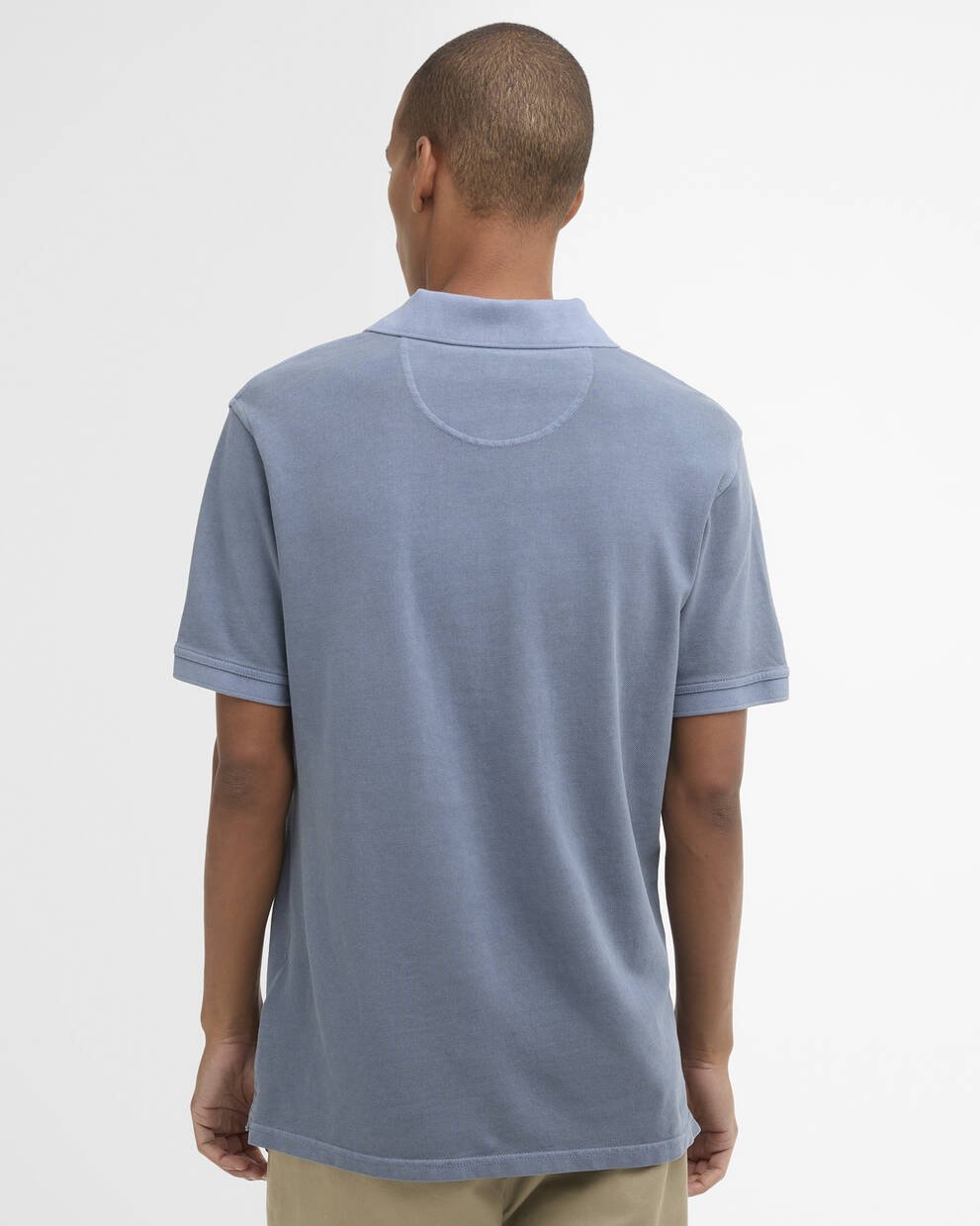 Washed Tartan Tailored Pique Polo