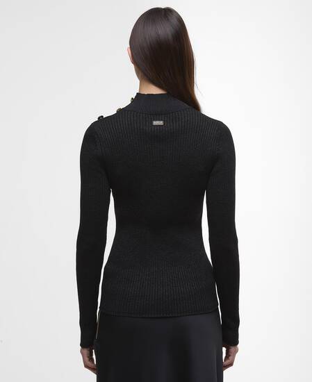 Stella Ribbed Jumper Black