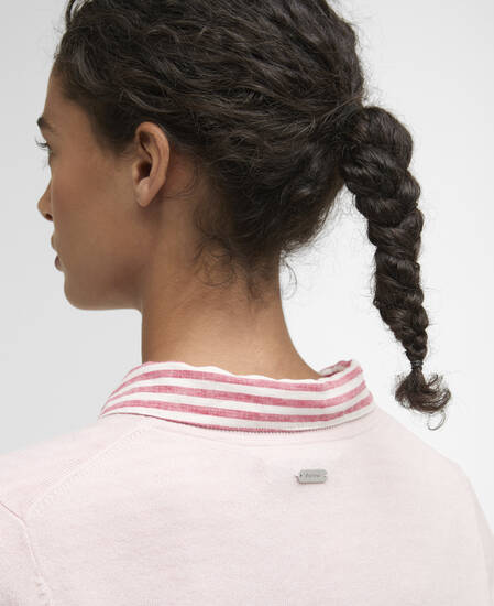 Oakley Merino-Blend Crew Neck Jumper Pink