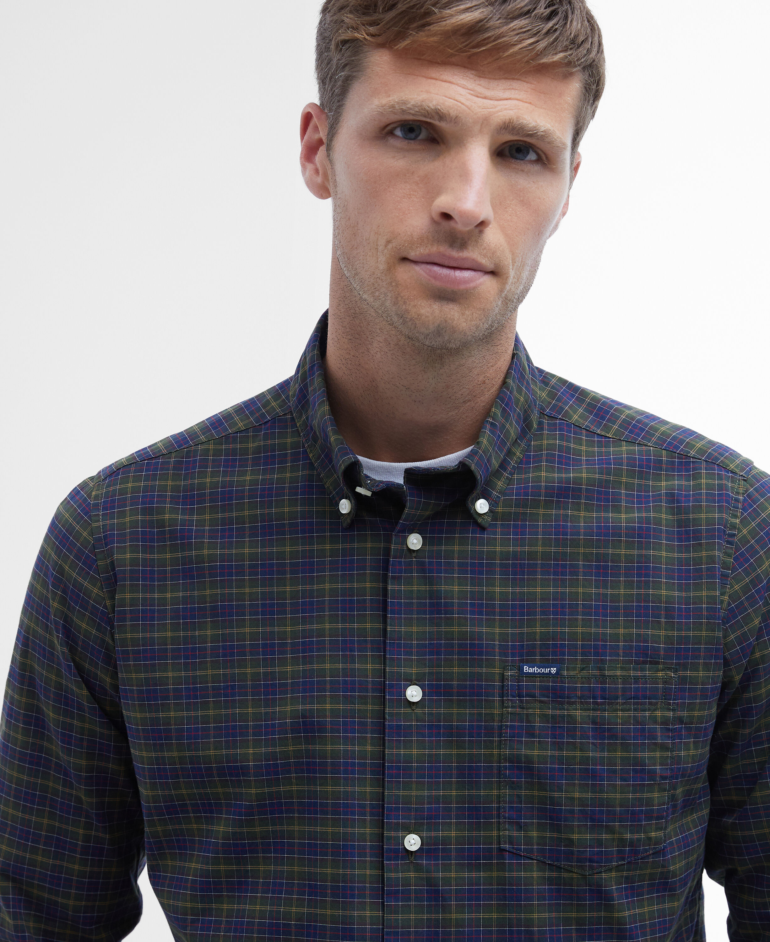 Lomond Tailored Long-Sleeved Shirt Classic Tartan