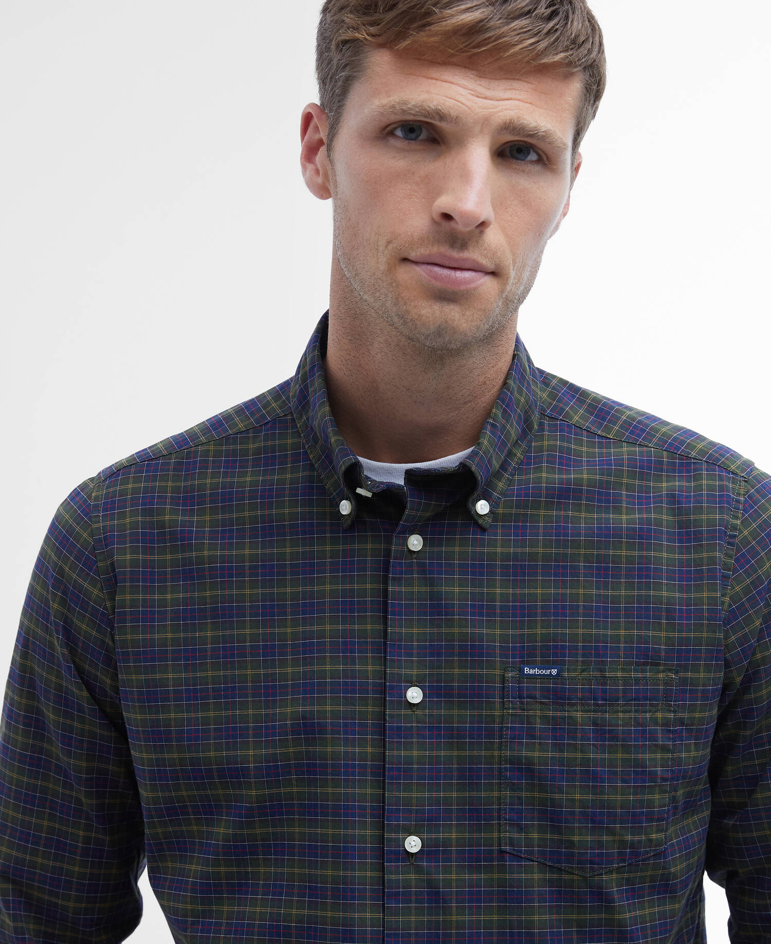 Lomond Tailored Long-Sleeved Shirt Classic Tartan image number 3