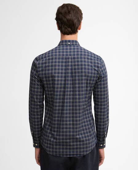 Bramwell Long-Sleeved Tailored Shirt Navy