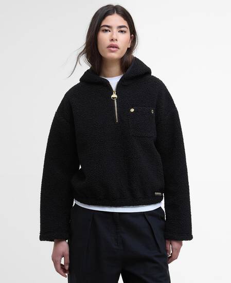Lola Fleece Hoodie Black