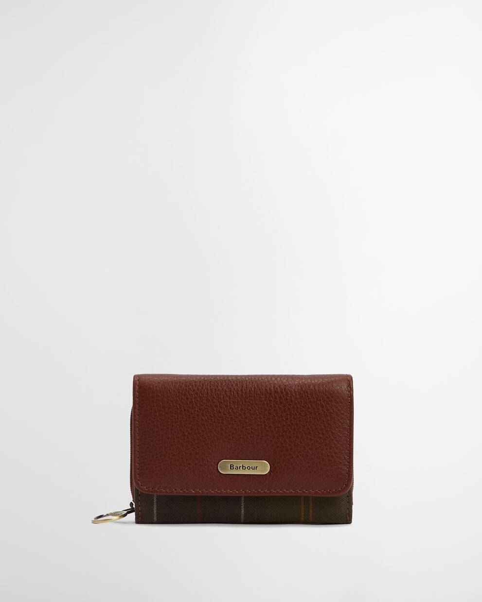 Portafoglio con patta in pelle Rosa