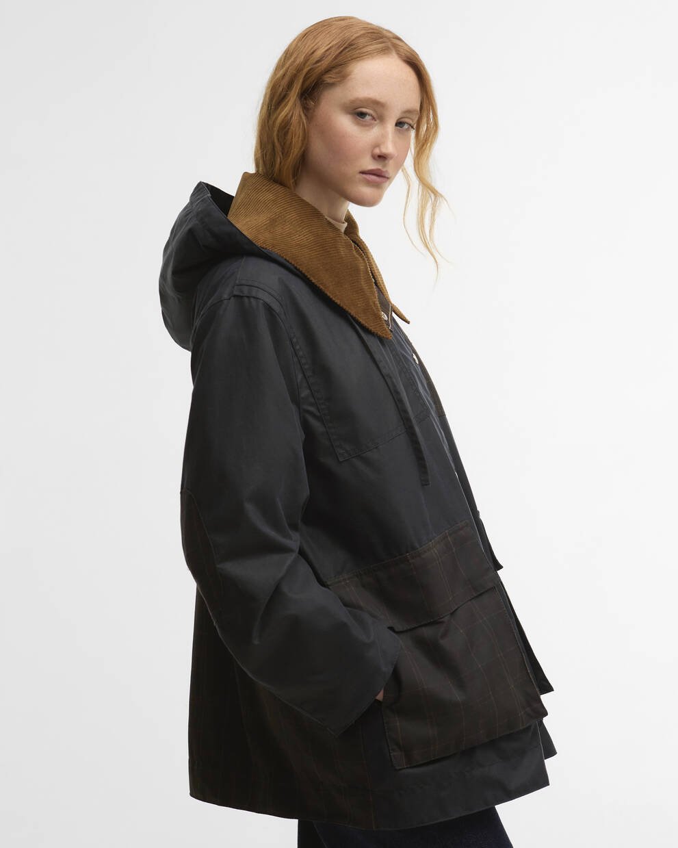 Barbour x GANNI Waxed Duffle Coat