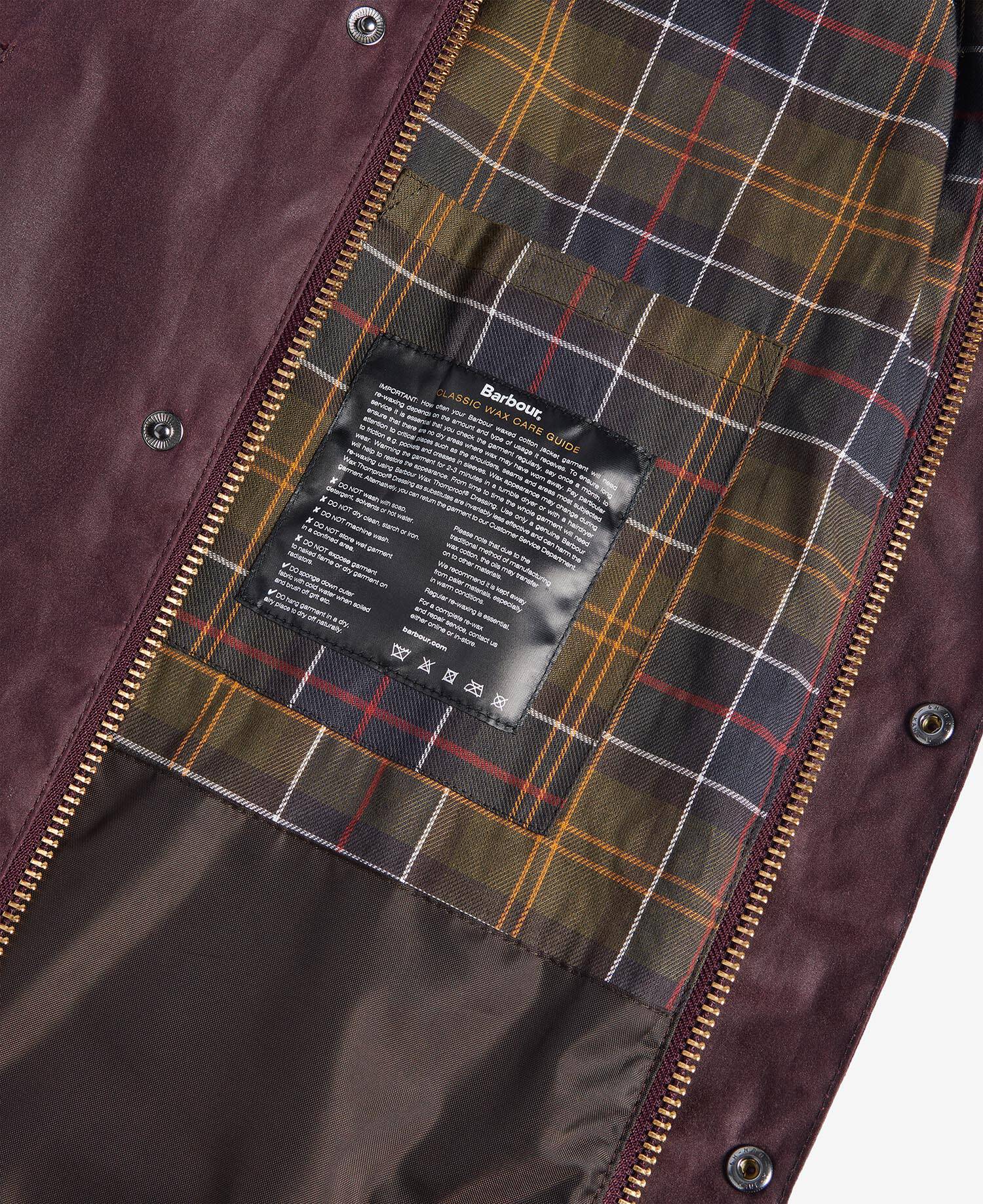 Oversized Bedale Waxed Jacket image number 7