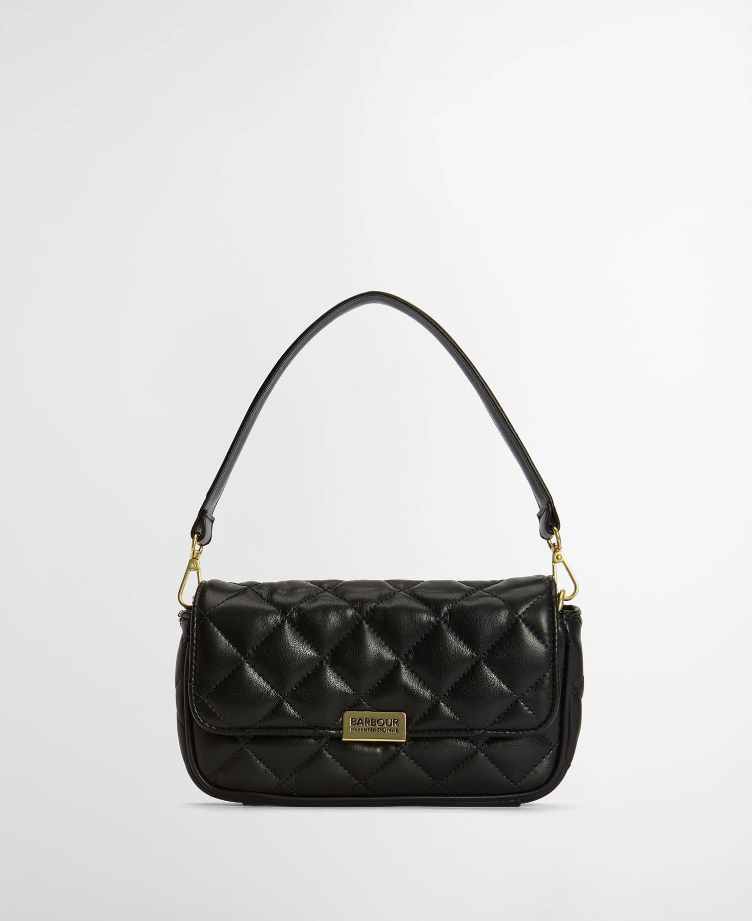 Soft Quilt Mini Soho Crossbody Bag Black image number 0