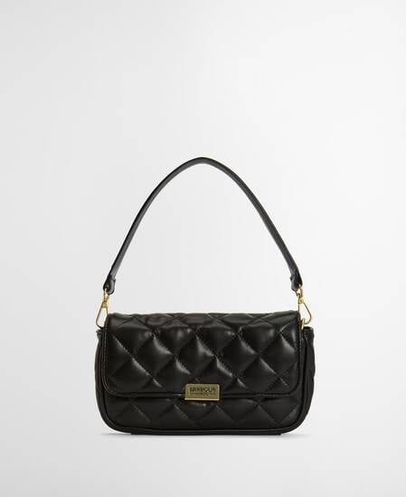 Soft Quilt Mini Soho Crossbody Bag Black