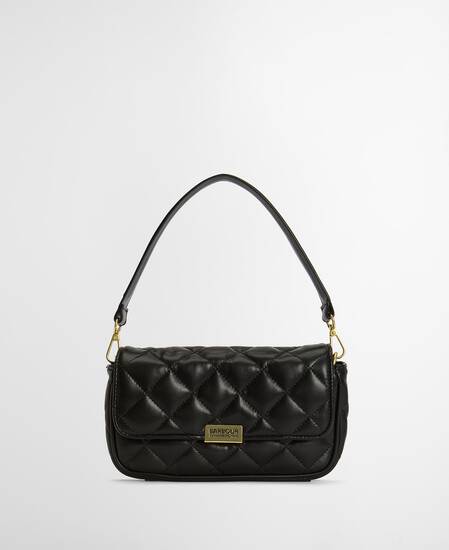 Soft Quilt Mini Soho Crossbody Bag Black