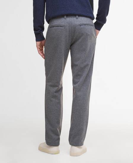 Pantaloni in misto lana dalla vestibilità leggermente aderente Grey Marl Pantaloni in misto lana dalla vestibilità leggermente aderente Grey Marl