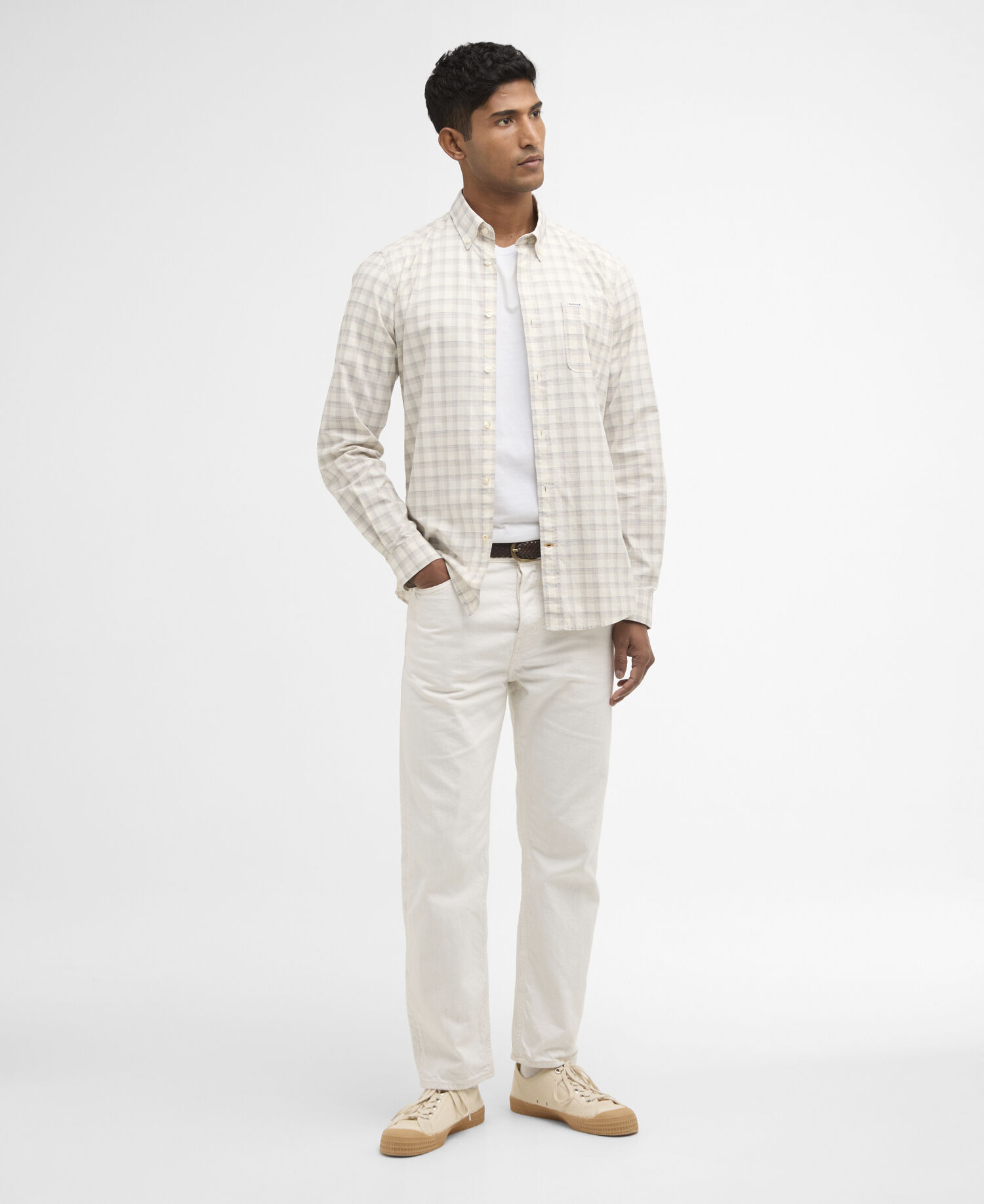 Bramwell Long-Sleeved Tailored Shirt Whisper White