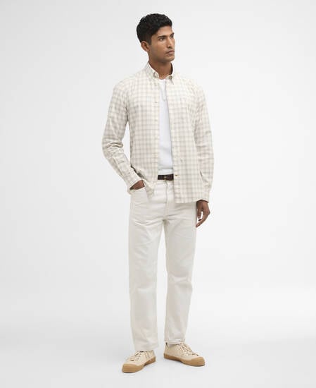 Bramwell Long-Sleeved Tailored Shirt Whisper White