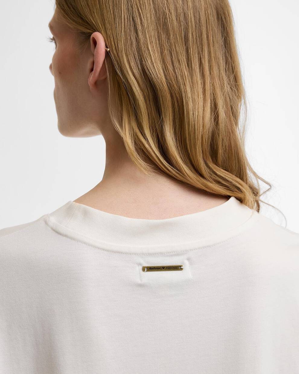 Barbour FARM Rio Wild Flower Oversized Graphic T-Shirt Cream