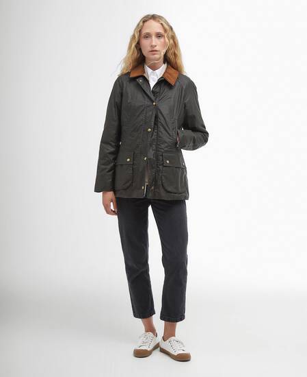 Lightweight Beadnell Waxed Jacket Archive Olive