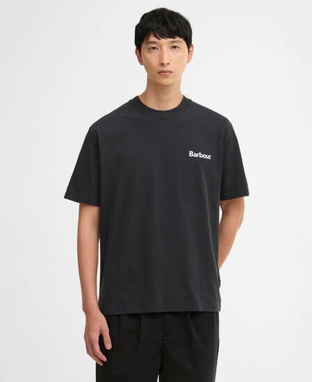 Crossby Archive Logo Oversized T-Shirt Black