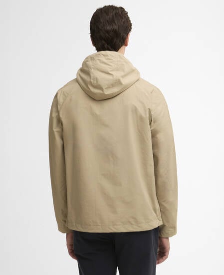 Modern Rokig Hooded Showerproof Jacket Washed Stone