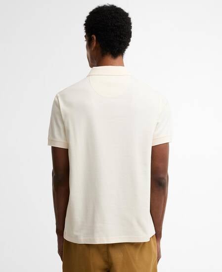 Polo Crakehall leggermente aderente Whisper White