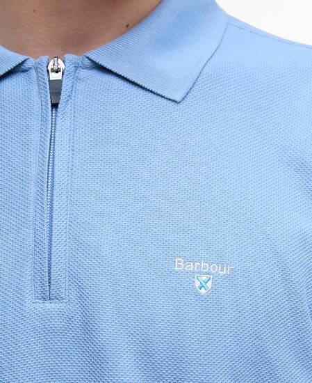 Wadworth Short-Sleeved Polo Shirt Chambray