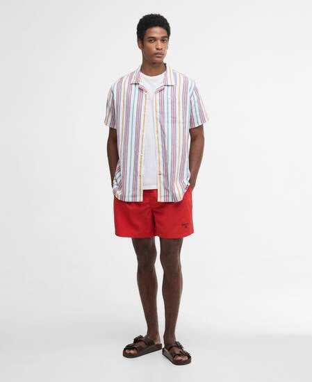 Logo Swim Shorts Lava