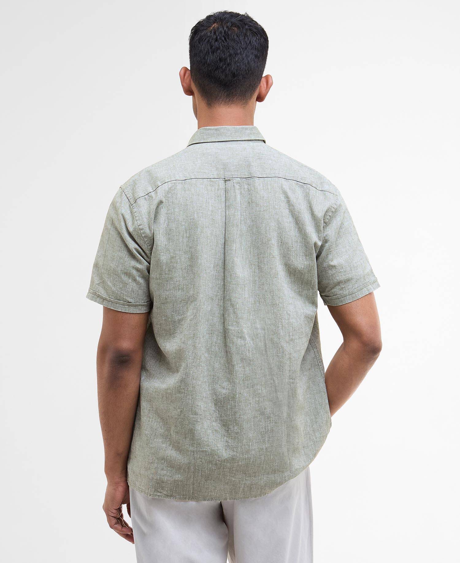 Nelson Regular Short-Sleeved Shirt Bleached Olive image number 2