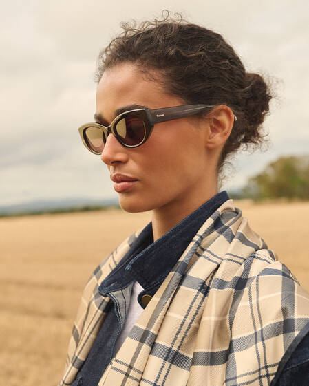 Christine Cateye Sunglasses Tortoise Shell