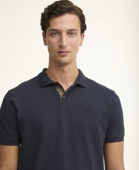 Pima Cotton Tailored Polo New Navy