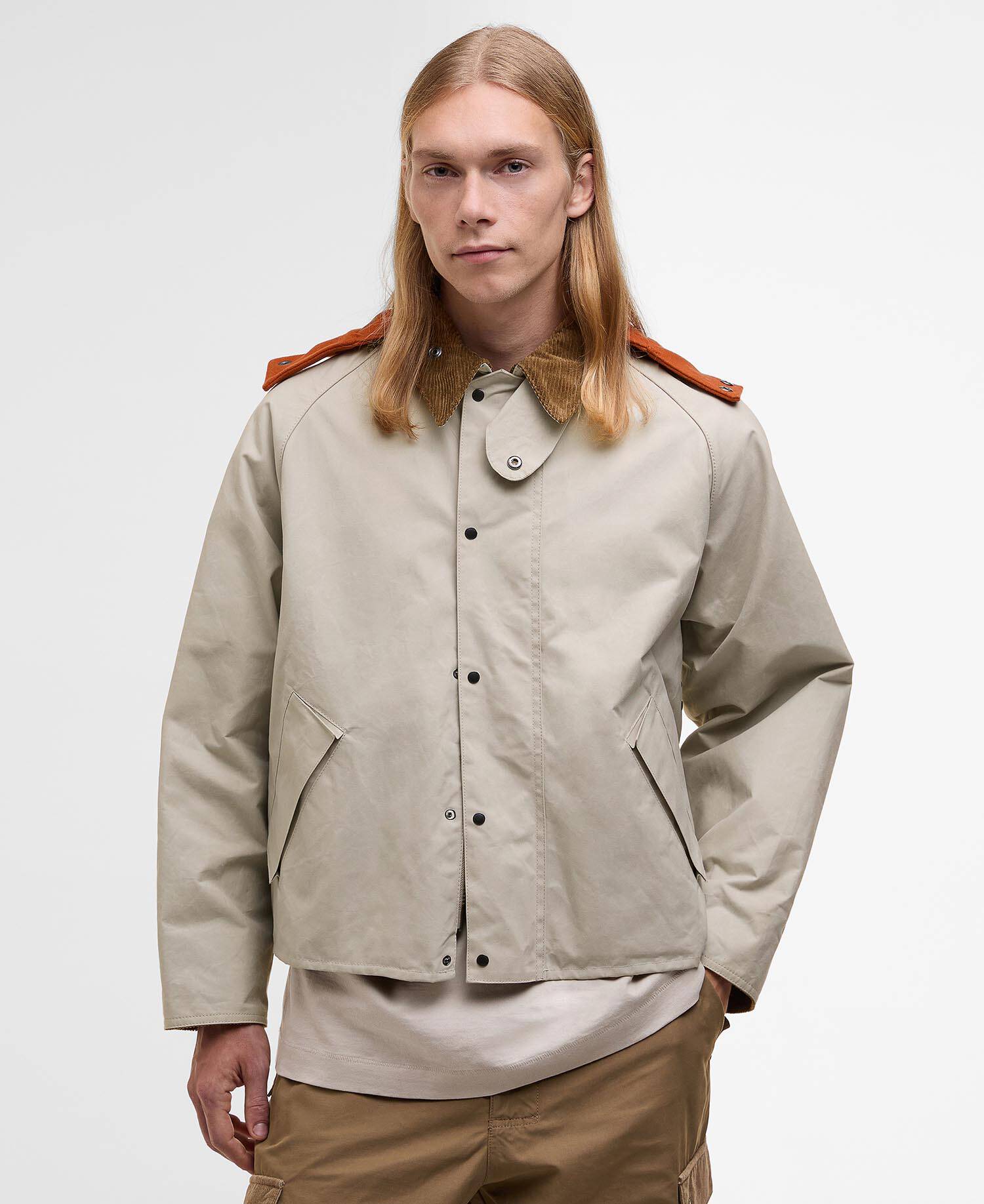 Giacca casual Cruiser Barbour x Kaptain Sunshine Clay image number 0