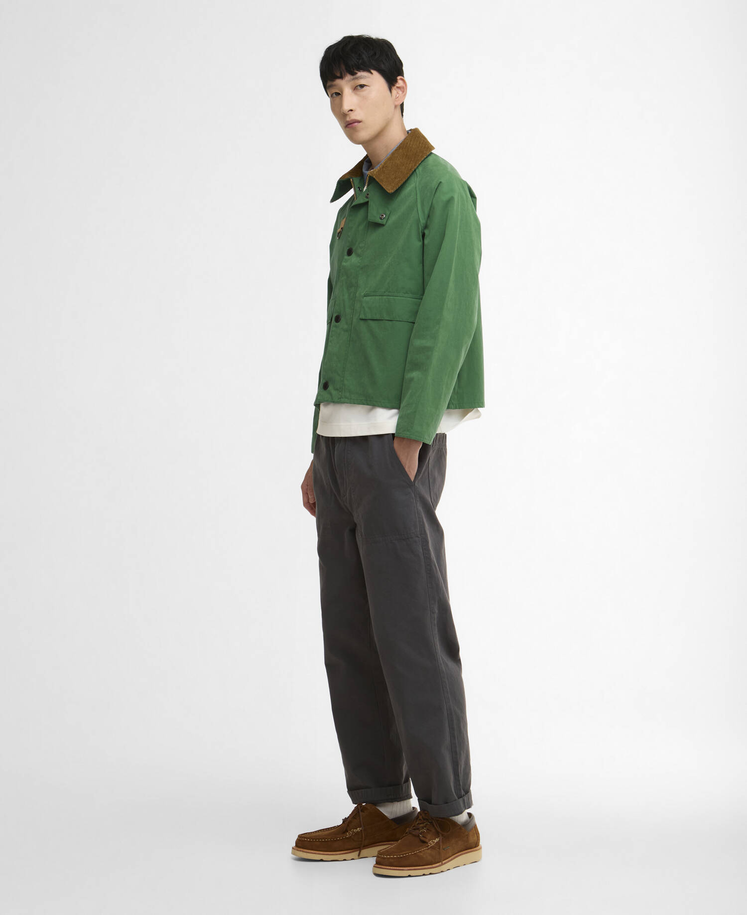 Jacke Spey Oversized Casual Racing Green image number 1