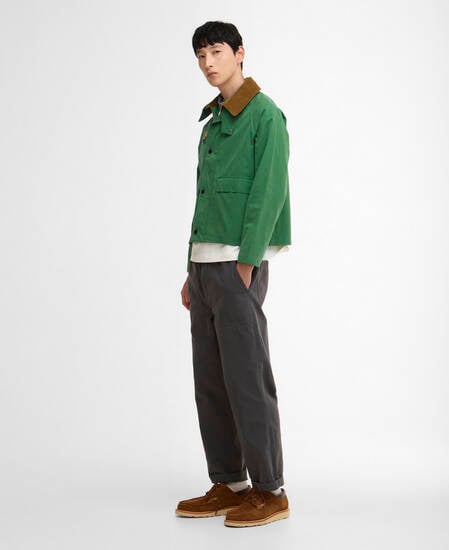 Spey Oversized Casual Jacket Racing Green