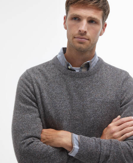 Essential Tisbury Crew-Neck Jumper Fog
