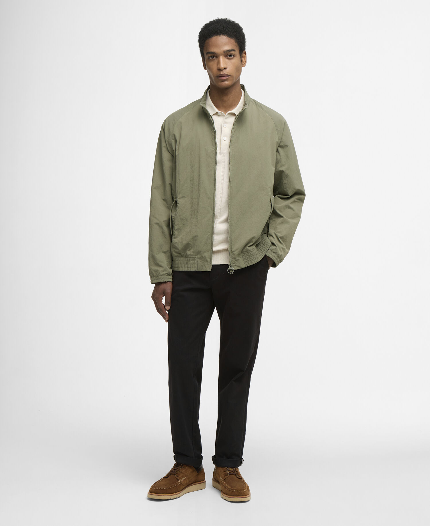 Summer Royston Showerproof Jacket Dusty Olive/Highland Loch