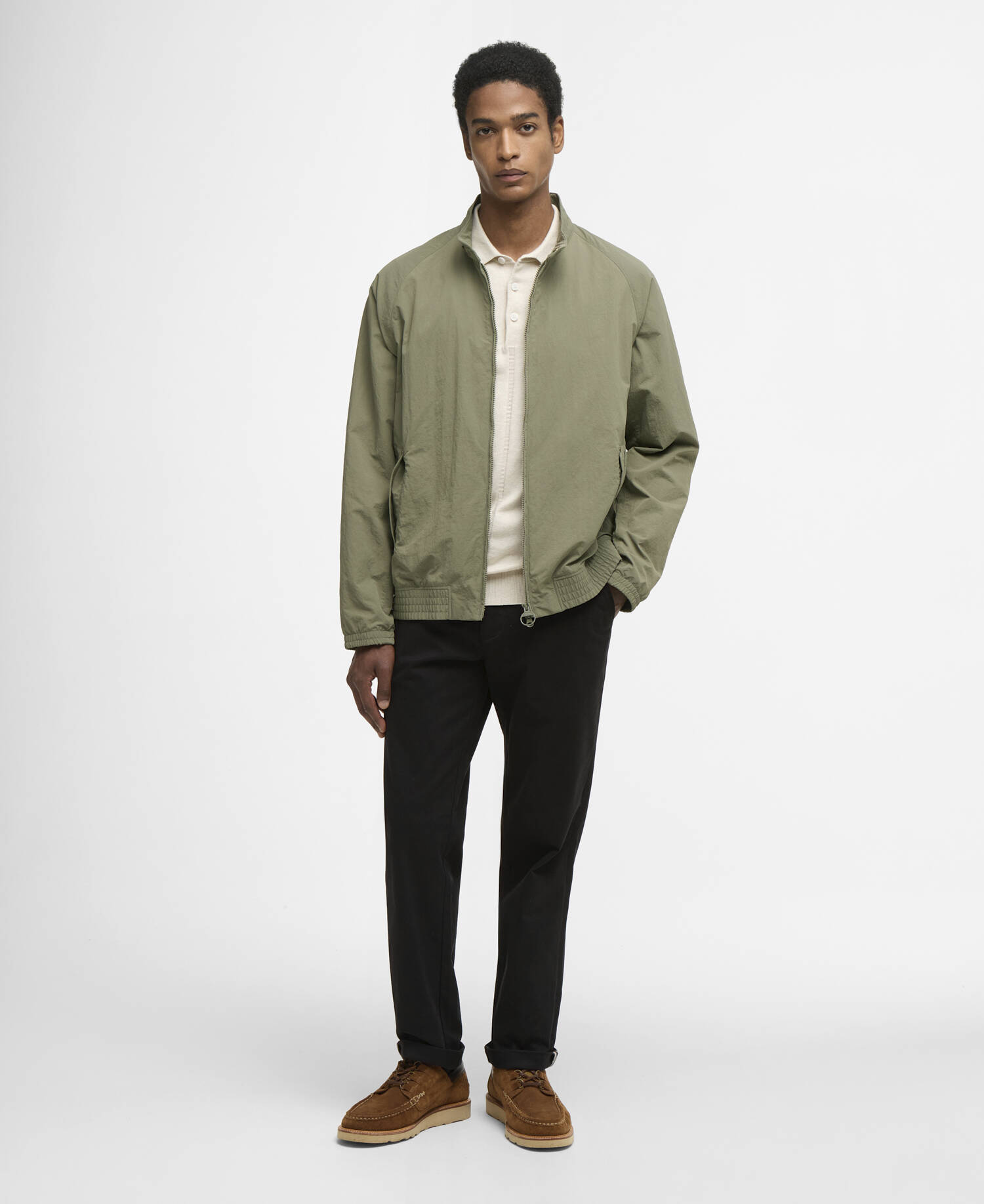 Summer Royston Showerproof Jacket Dusty Olive/Highland Loch image number 1