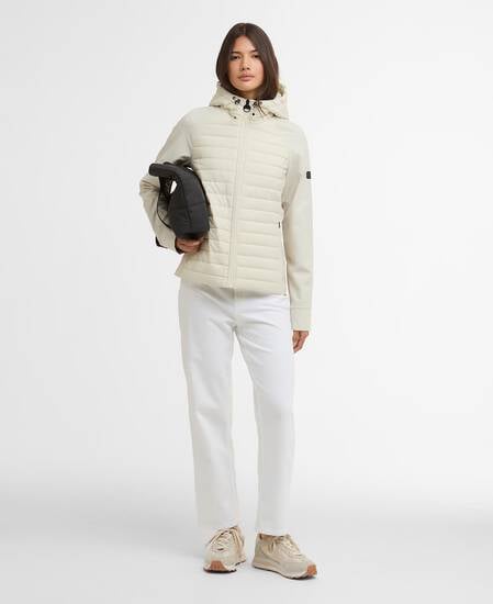 Steppjacke Valentina Bone White