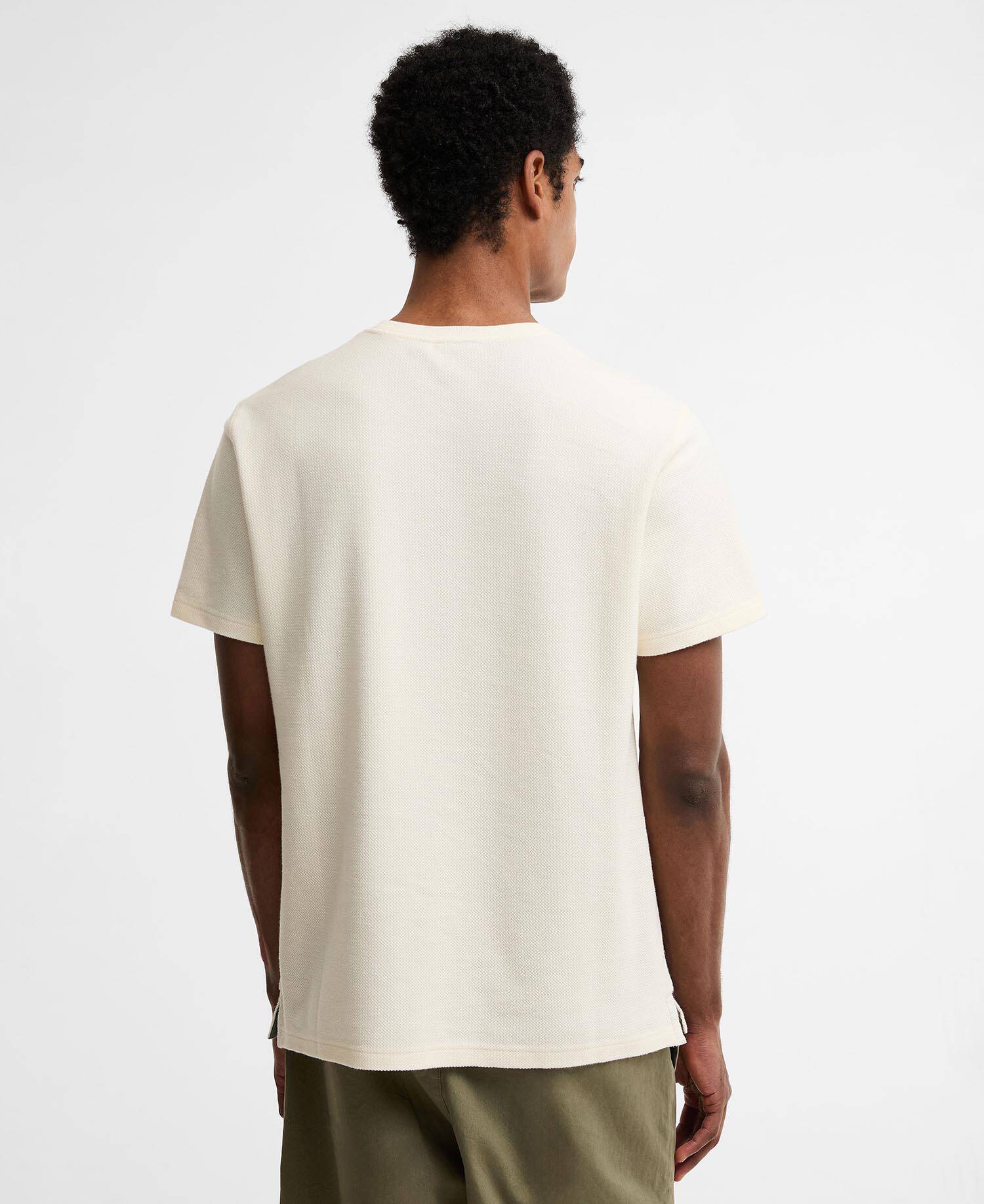 Lingdale Textured Tailored T-Shirt Whisper White image number 2