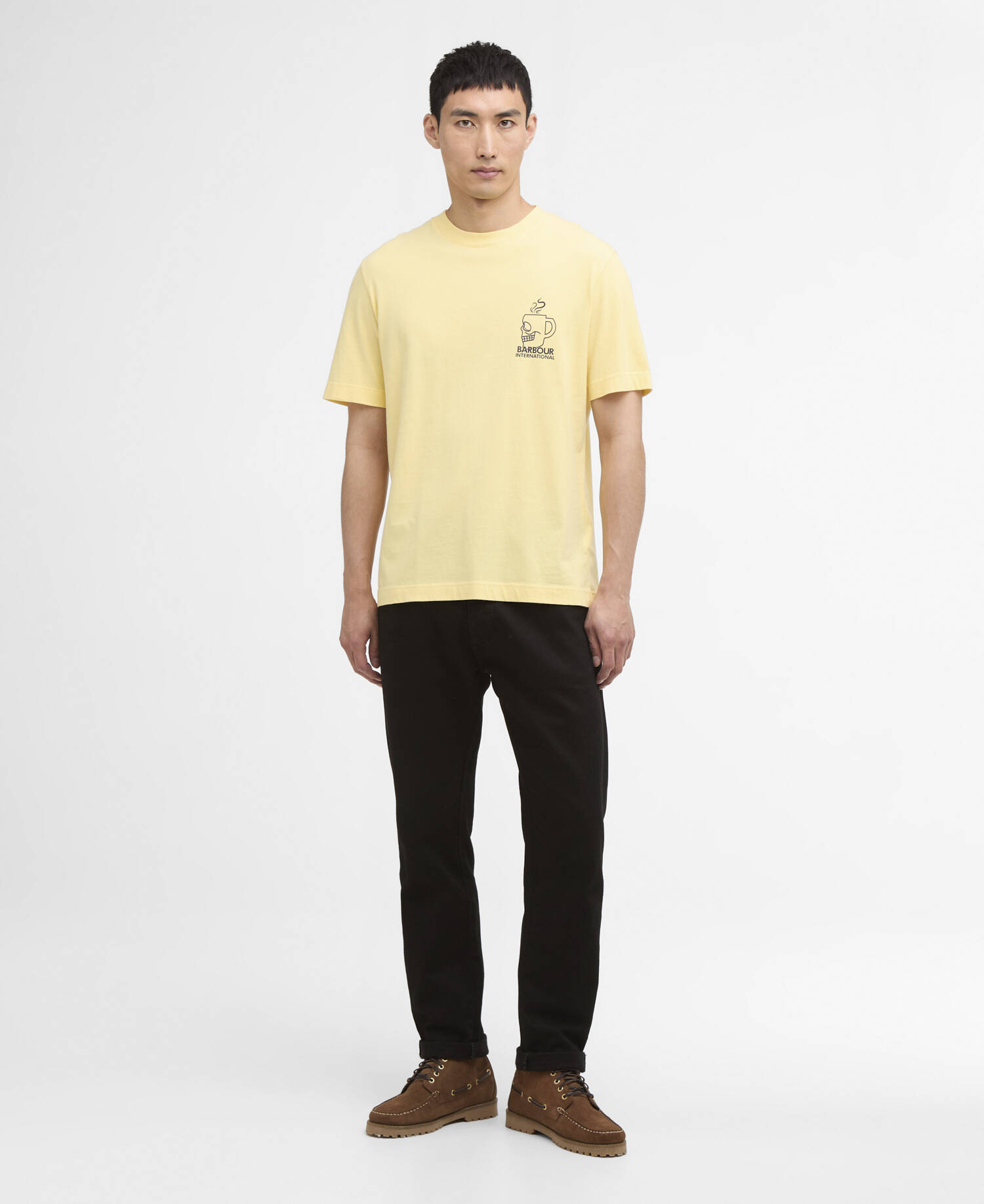 T-Shirt Staithes Graphic Dusky Citron image number 1