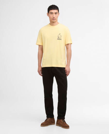 T-Shirt Staithes Graphic Dusky Citron